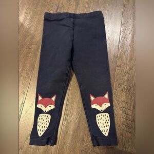Charming TEA COLLECTION Fox Print Kids Leggings